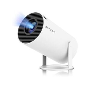 Eran‎ HY300Pro Smart Mini Projector 4K Support 200 ANSI HDMI USB White Theater
